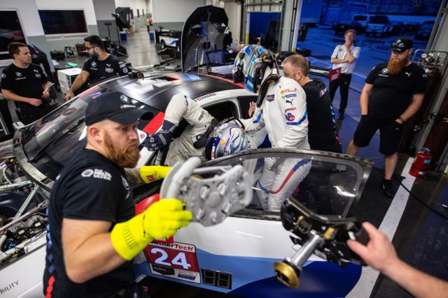 Daytona Beach, FL (USA). Alessandro Zanardi (ITA), John Edwards (USA), No 24, BMW Team RLL, BMW M8 GTE. Daytona Beach, FL (USA). Alessandro Zanardi (ITA), John Edwards (USA), No 24, BMW Team RLL, BMW M8 GTE © BMW Motorsport