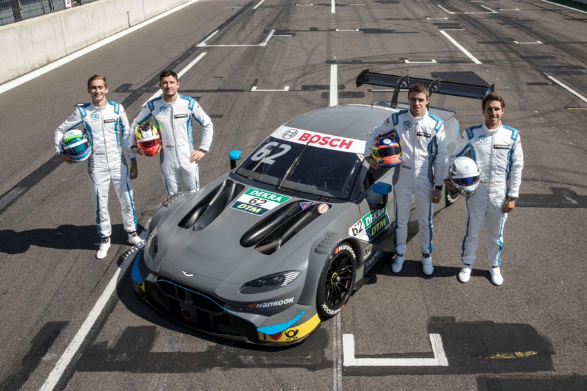 R-Motorsport geht unter der exklusiven Lizenz von Aston Martin mit dem Aston Martin Vantage DTM an den Start. © DTM