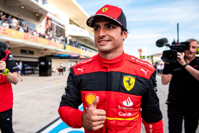 Carlos Sainz geht in Austin von der Pole ins Rennen Carlos Sainz Scuderia Ferrari