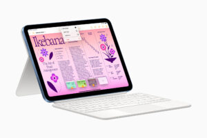 Das völlig neue Magic Keyboard Folio ist speziell für das neue iPad entwickelt worden und bietet ein fantastisches Tipperlebnis, ein überall klickbares Trackpad und ein vielseitiges zweiteiliges Design.