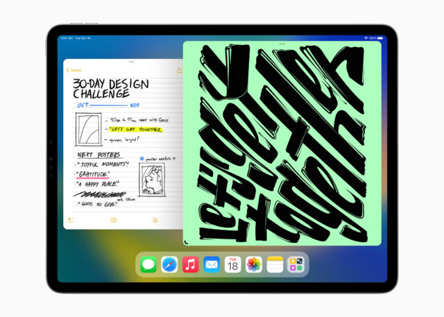 iPadOS 16 macht das iPad mit leistungsstarken neuen Funktionen für Produktivität und Zusammenarbeit noch vielseitiger.