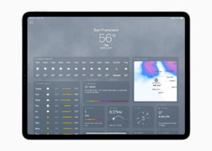 Dier Wetter App kommt im iPad OS 16
