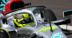 Formel 1 GP Mexico – Startaufstellung zum GP von Mexico (Mexiko Stadt) 2022 Formel 1 - Mercedes-AMG Petronas Motorsport, Großer Preis von Mexiko 2022. Lewis Hamilton