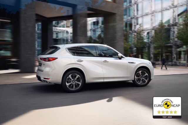 Fünf Sterne von Euro NCAP für den Mazda CX-60 Fünf Sterne von Euro NCAP für den Mazda CX-60