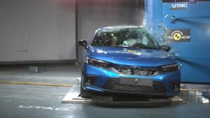 Bestnote für neuen Honda Civic im Euro NCAP Test 