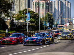 Maro Engel und Mercedes-AMG triumphieren beim Macau GT Cup Mercedes-AMG GT3 #77 Craft-Bamboo Racing, #99 Toro Racing