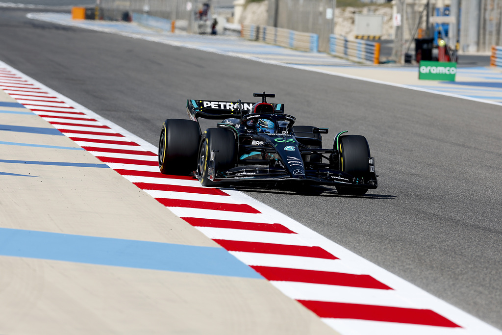 Formel 1 - Mercedes-AMG Petronas Motorsport, Bahrain Test 2023. George Russell