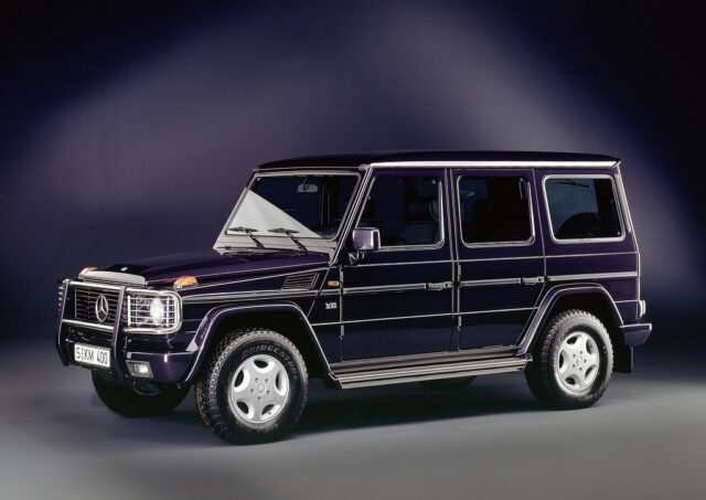 Exklusives Sondermodell vor 30 Jahren: Der Mercedes-Benz 500 GE V8Exclusive special model 30 years ago: the Mercedes-Benz 500 GE V8 Mercedes-Benz 500 GE V8 (W 463).