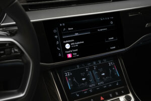 Audi integriert Store für Apps Audi bringt ab Sommer 2023 einen Store für Apps in ausgewählte Modelle mit dem modularen Infotainmentbaukasten der dritten Generation (MIB 3).