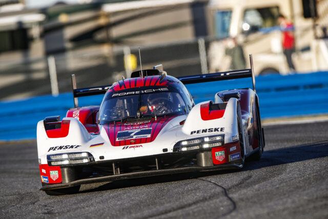 Porsche 963, Porsche Penske Motorsport (#7), Matt Campbell (AUS), Michael Christensen (DK), Felipe Nasr (BR)