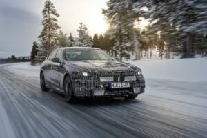 Erprobung des neuen BMW i5, Prototyp, Road Trip nach Arjeplog