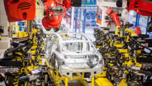 Auto Produktion Stellantis-Werk im italienischen Cassino