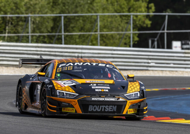 Audi R8 LMS #10 (Boutsen Racing), Adam Eteki/Karim Ojjeh/Antoine Leclerc/Benjamin Lessennes Audi R8 LMS #10 (Boutsen Racing), Adam Eteki/Karim Ojjeh/Antoine Leclerc/Benjamin Lessennes