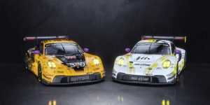 Porsche 911 GT3 R, Manthey EMA (#91), Yasser Shahin (AUS), Morris Schuring (NL), Richard Lietz (A); Manthey PureRxcing (#92), Alex Malykhin (UK), Joel Sturm (D), Klaus Bachler (A)