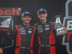 IMSA Erfolge von Porsche beim 10.Lauf in Indianapolis Nick Tandy (UK), Mathieu Jaminet (F), Porsche Penske Motorsport (#6) (l-r)