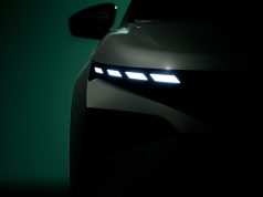Skoda Elroq – Erster Ausblick auf den neuen Elroq Tech-Deck-Face Scheinwerfer des neuen Skoda Elroq