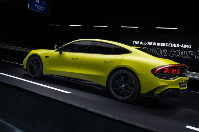 Das neue Mercedes-AMG GT 4-Türer Coupé: Revolutionäre Performance. Maximale Intensität Das neue Mercedes-AMG GT 63 4-Türer Coupé, 2026