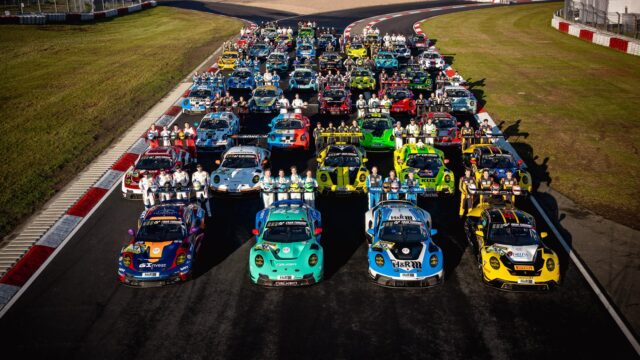24-Stunden-Rennen Nürburgring 2026, Porsche-Gruppenfoto 24-Stunden-Rennen Nürburgring 2026, Porsche-Gruppenfoto