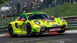 Porsche 911 GT3 R, Manthey (#911), Thomas Preining (AUT), Ayhancan Güven (TUR), Kévin Estre (FRA), Nürburgring, 2026