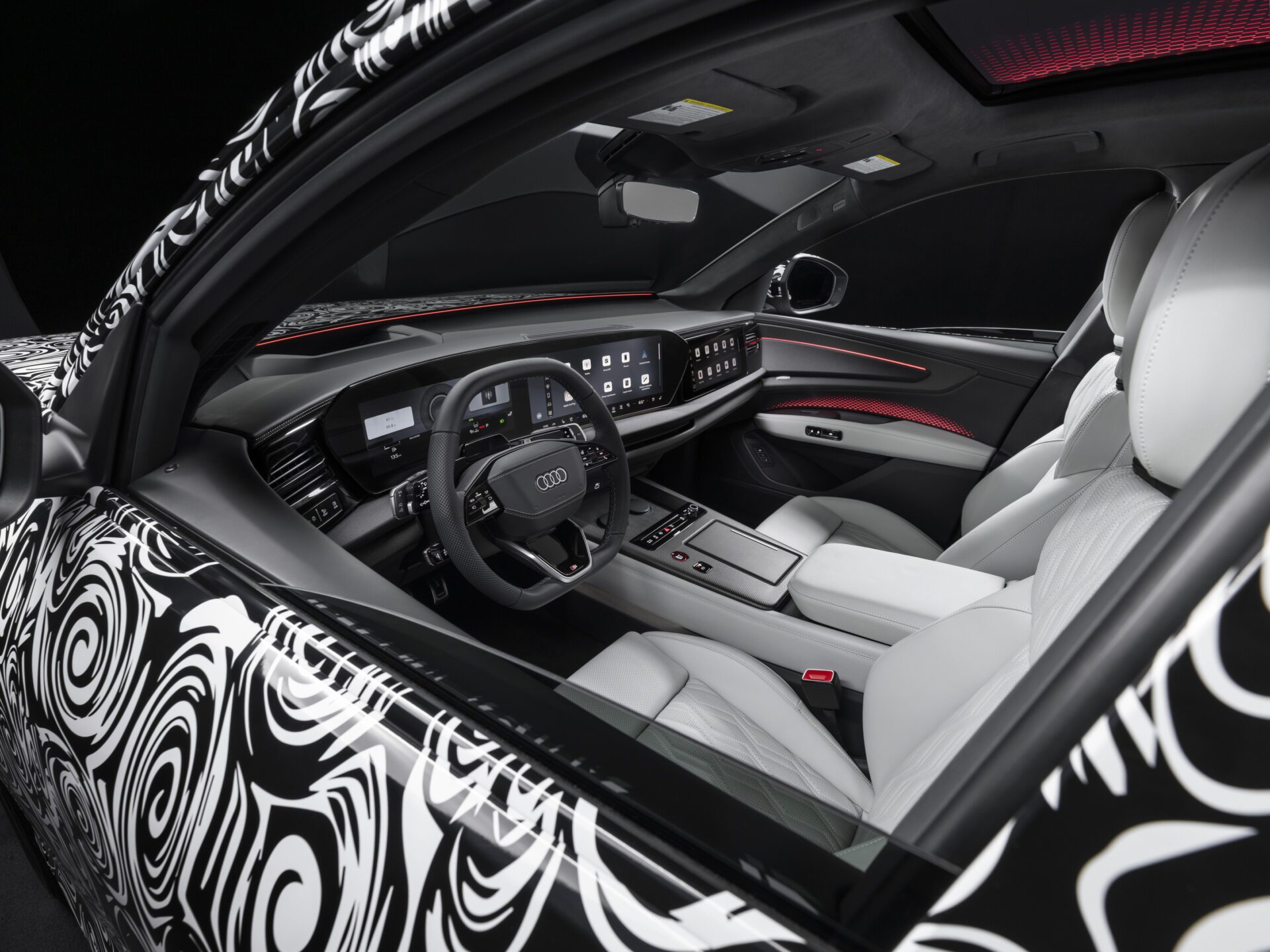 Audi Q9 Blick in den Innenraum des neuen Audi Q9 Audi Q9 Blick in den Innenraum des neuen Audi Q9