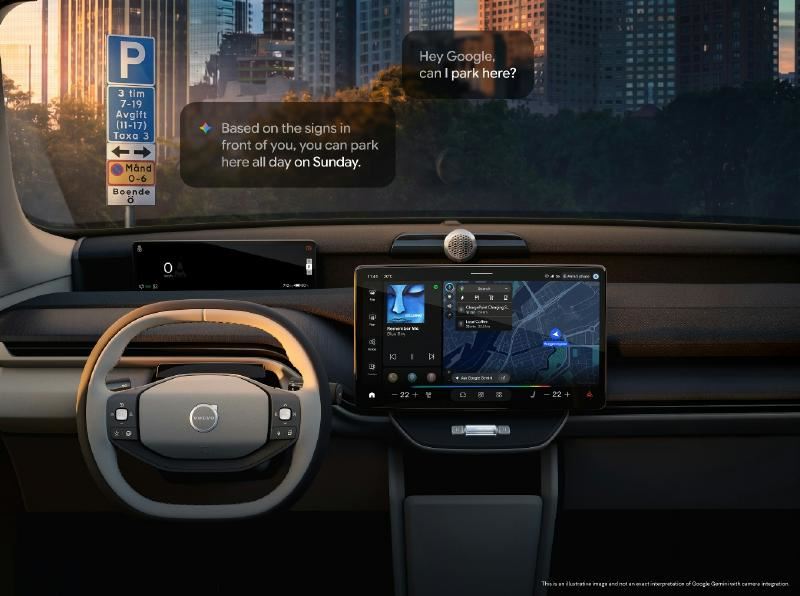 Volvo – Google Gemini analysiert zukünftig die Umgebung Volvo mit Google Gemini
