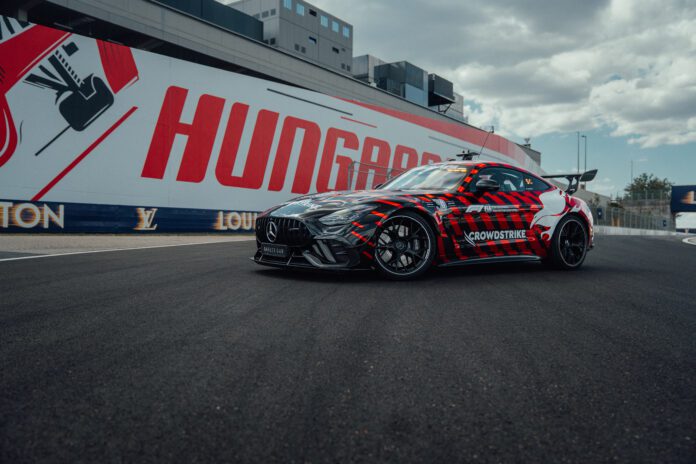 Mercedes-AMG GT 63 PRO 4MATIC+ erstmals als Official FIA F1® Safety Car im Einsatz Mercedes-AMG GT 63 PRO 4MATIC+ erstmals als Official FIA F1® Safety Car im Einsatz