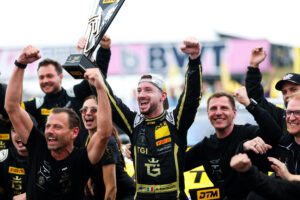 Freude über DTM Rennsieg - Mirko Bortolotti