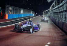 Porsche feiert erneuten Gewinn der Hersteller-Weltmeisterschaft in der Formel E Formel E Japan Porsche 99X Electric (#51, #94), Nico Müller, Pascal Wehrlein, Porsche Formel-E-Team
