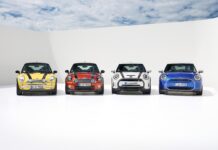 Die Neuerfindung einer Automobil-Ikone: 25 Jahre modernes MINI-Design MINI Cooper Gen 2 Mk I, MINI Cooper Gen 3 Mk II, MINI Cooper Gen 4 Mk III, MINI Cooper SE