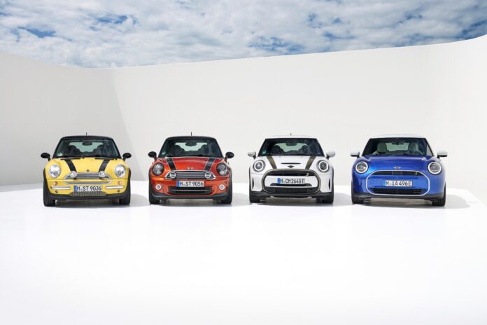 MINI Cooper Gen 2 Mk I, MINI Cooper Gen 3 Mk II, MINI Cooper Gen 4 Mk III, MINI Cooper SE
