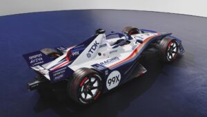 Porsche 99X Electric, Sonderlackierung : London E-Prix, 2026,