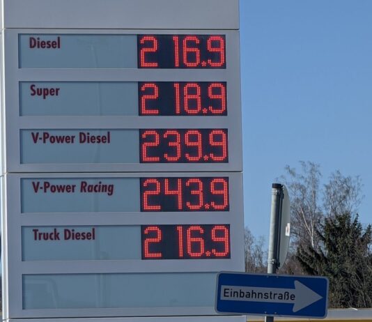Benzinpreis steigt oder fällt er