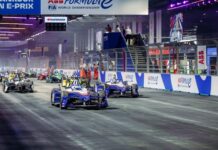 Formel-E-Finale in London: Wehrlein stürmt mit Sieg an die WM-Spitze Porsche 99X Electric (#94, #51), Pascal Wehrlein, Nico Müller, Porsche Formel-E-Team,
