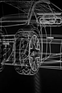 Digitales Design: Skizzen werden in präzise 3D-Modelle am Computer umgewandelt.