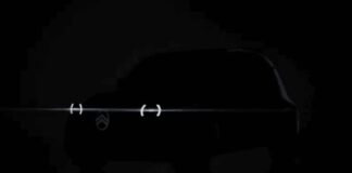 Silhouette des Concept Car des Elektro Citroen 2CV