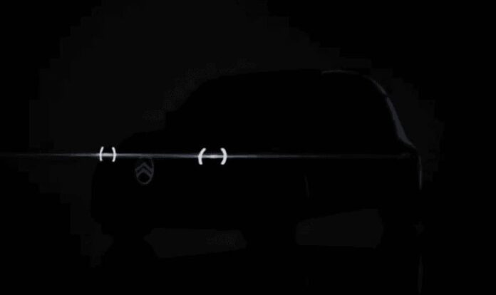 Silhouette des Concept Car des Elektro Citroen 2CV