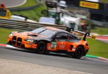 ADAC GT Masters – Zimmermann/Fourie siegen und holen Tabellenführung Leyton Fourie und Tim Zimmermann haben im FK Performance Motorsport BMW gewonnen