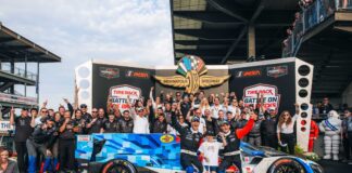 IMSA-Serie: Erster GTP-Sieg für BMW M Team WRT in Indianapolis #24 BMW M Hybrid V8, LMDh, GTP, Hypercar, BMW M Team WRT, Dries Vanthoor, Sheldon van der Linde.