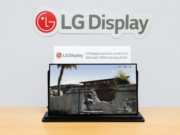 LG Display startet Massenproduktion von 720Hz Gaming-OLED-Panel
