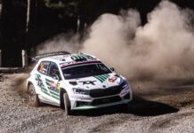Robert Virves baut WRC2-Führung in Chile aus und krönt sich zum Challenger-Champion Robert Virves/Jakko Viilo (Toksport WRT Škoda Fabia RS Rally2)