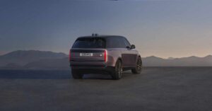 Der neue Range Rover Electric -Heck